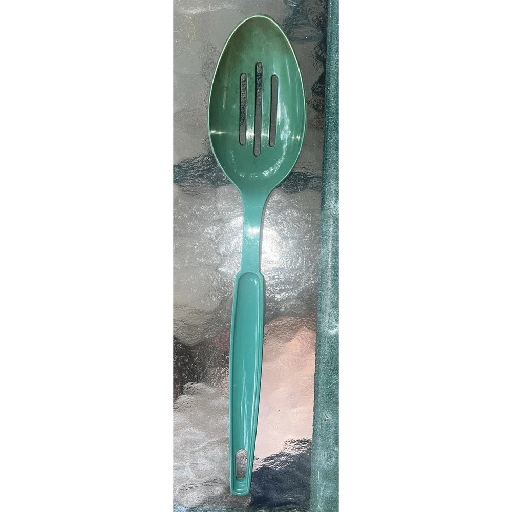 Vintage Ekco Nylon Plastic slotted Spoon  USA 11"